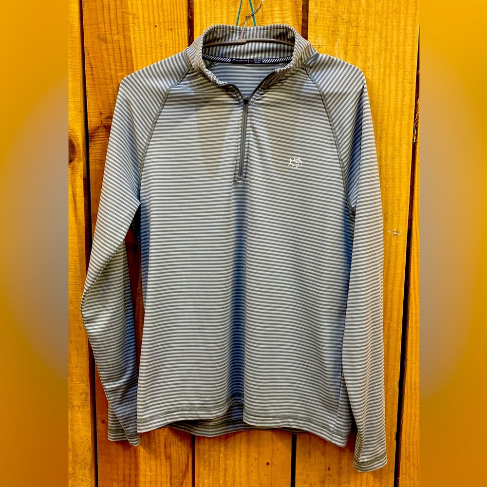 Southern Tide gray striped size small
